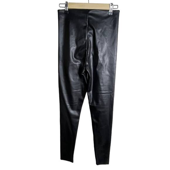 Joie Limited Edition Ladies Faux Leather High Rise Legging Size Medium $198 - Picture 3 of 5